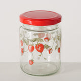 Boltze home voorraadpot 'emily' aardbei glas 240ml dia.7x9cm 2 assorti - afbeelding 2