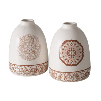 Boltze home vaas aardewerk h16cm chakra