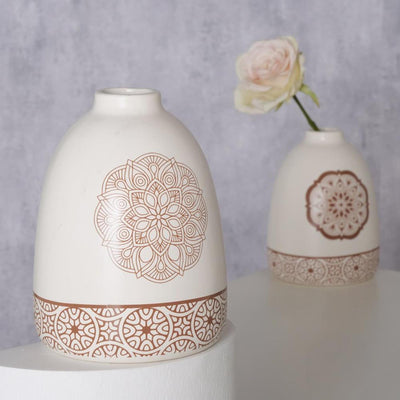 Boltze home vaas aardewerk h16cm chakra