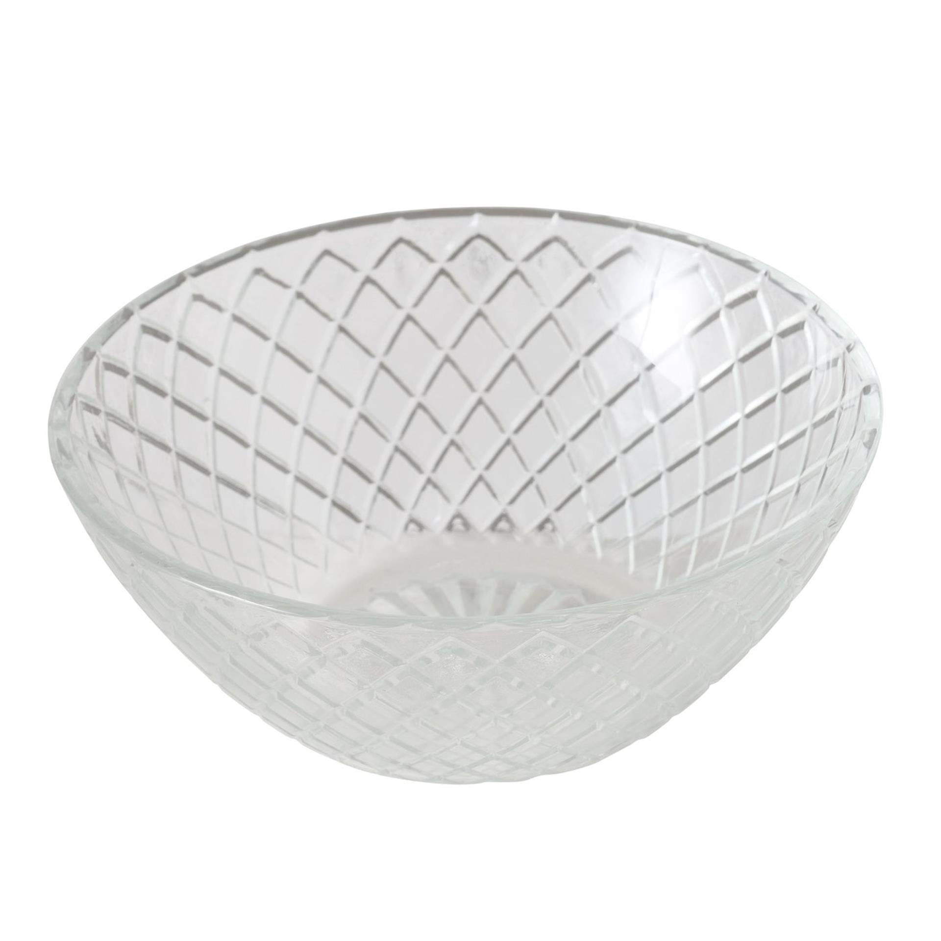 Boltze home schaal rond glas dia.13x5cm