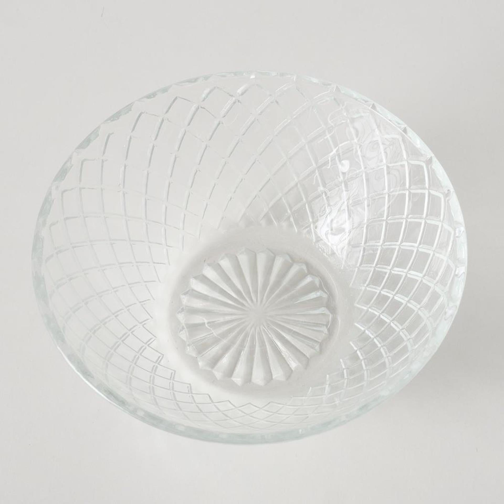 Boltze home schaal rond glas dia.13x5cm