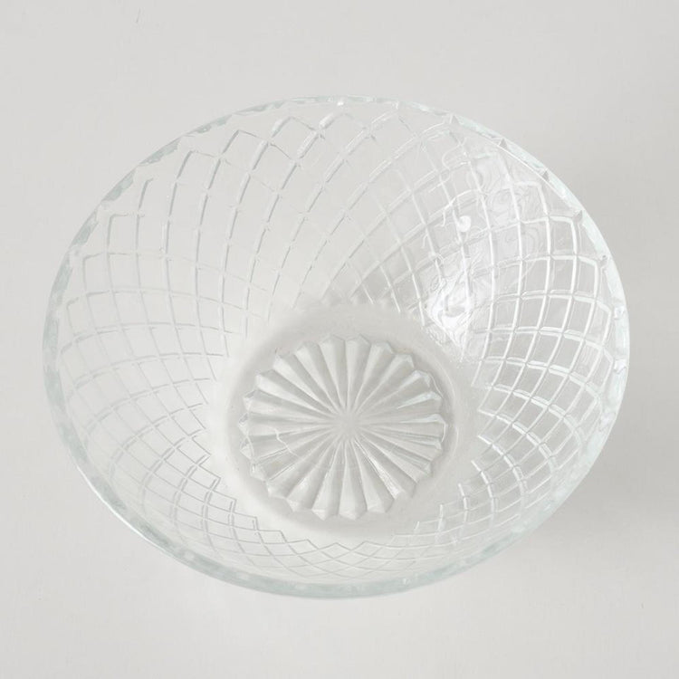 Boltze home schaal rond glas dia.13x5cm