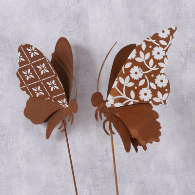 Boltze home tuinsteker vlinder ijzer 125cm