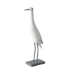 Boltze home beeld vogel wit metaal h55 cm