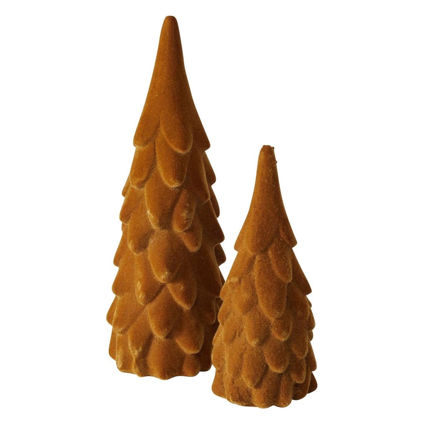 Boltze home decoratieve kerstboom boogy 2-delig h22 cm polyresin bruin