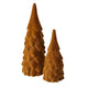 Boltze home decoratieve kerstboom boogy 2-delig h22 cm polyresin bruin