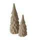 Boltze home decoratief kerstboom 2-delig h22 cm polyresin beige