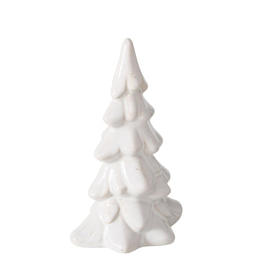 Boltze home deco kerstboom cristo steen h14,5cm wit