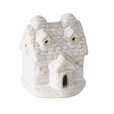Boltze home deco huis cristo steen met led h7cm wit (incl.. 3x lr44 btterij) - afbeelding 1