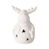 Boltze home hertfiguur cristo steen met led h13cm wit (excl. 3x lr44 btterij) - afbeelding 1
