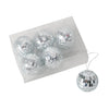 Boltze home kerstbal disco glas 5x5cm 6-delig