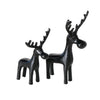 Boltze home figuur eland zwart 2-delig