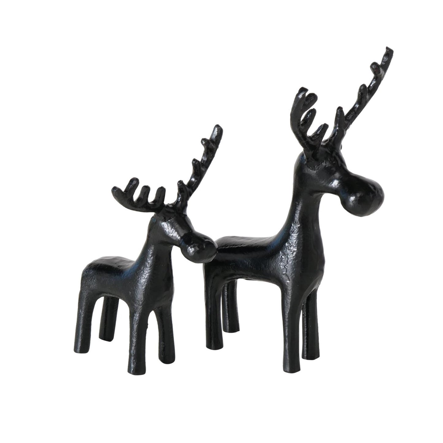 Boltze home figuur eland zwart 2-delig