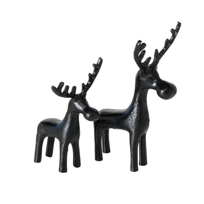 Boltze home figuur eland zwart 2-delig