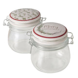 Boltze home voorraadpot charlene 450 ml h11,5cm helder glas - afbeelding 1