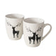 Boltze home mok rendier wilbur h10,5cm porselein
