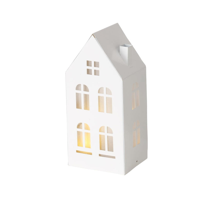Boltze home deco huisje domizil metaal led h22,3cm