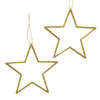 Boltze home kersthanger ster 2 dlg.goud 12cm