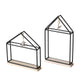 Boltze home fotolijst huis yaasa staand liggend h21cm metaal zwart