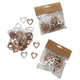 Boltze home deco strooisel ramea 48-delig hart boom ster fsc 100%