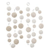 Boltze home capiz guirlande snowflake l180cm