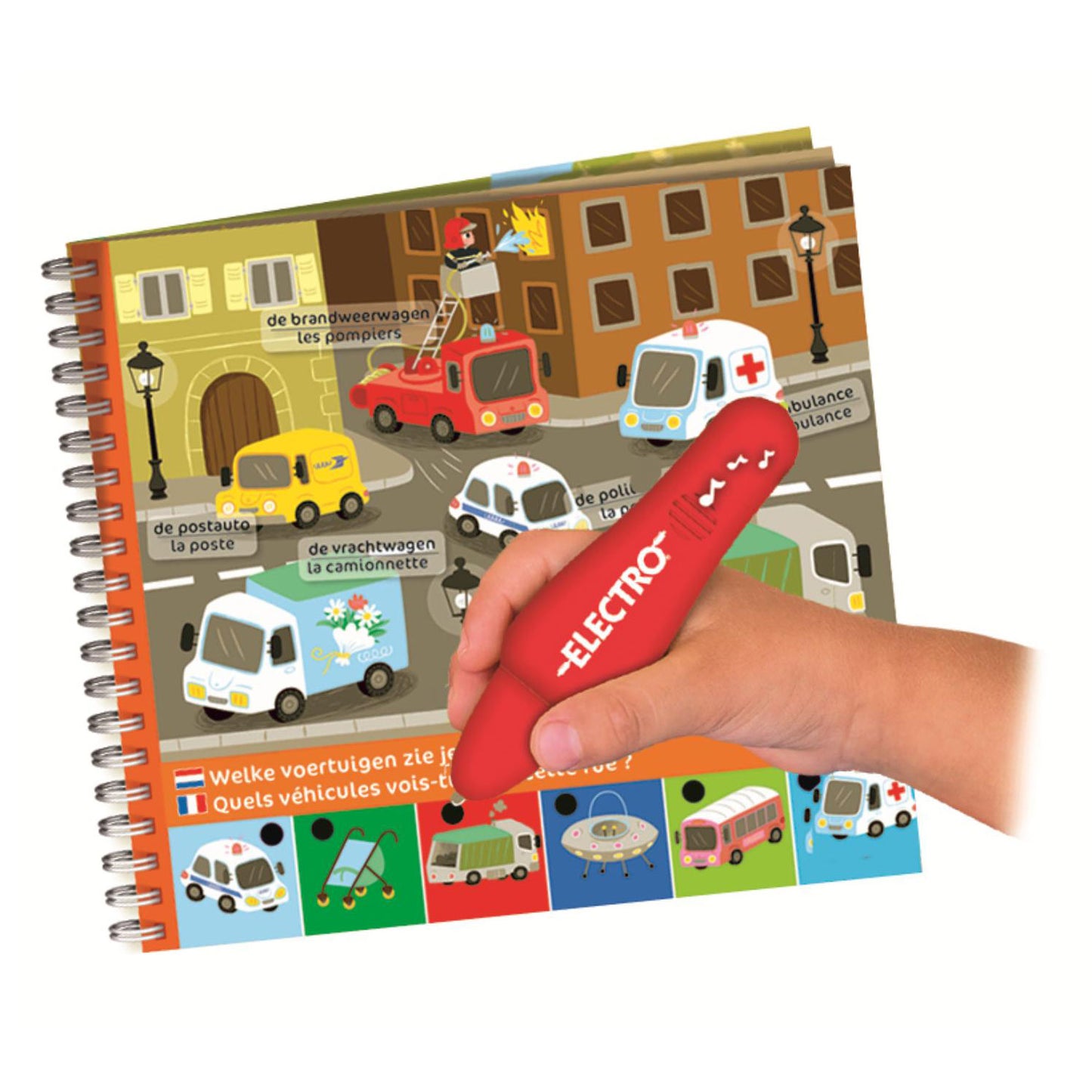 Electro jumbo wonderpen mini voertuigen educatief spel