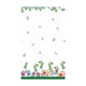 Duni tafellaken breezy butterflies cel 138x220cm
