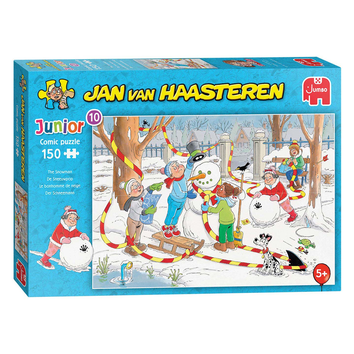 Jan van haasteren legpuzzel junior - snowman, 150st.