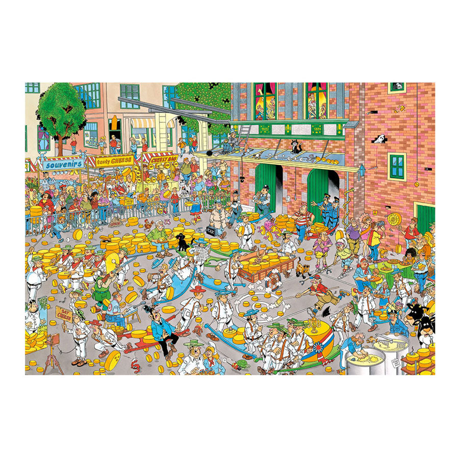 Jan van haasteren legpuzzel - hollandse tradities, 2x1000st.