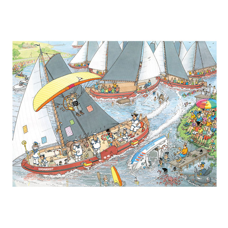 Jan van haasteren legpuzzel - hollandse tradities, 2x1000st.