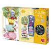 Goula jumbo omkeerbare puzzel xxl boerderij dag en nacht, 27st.