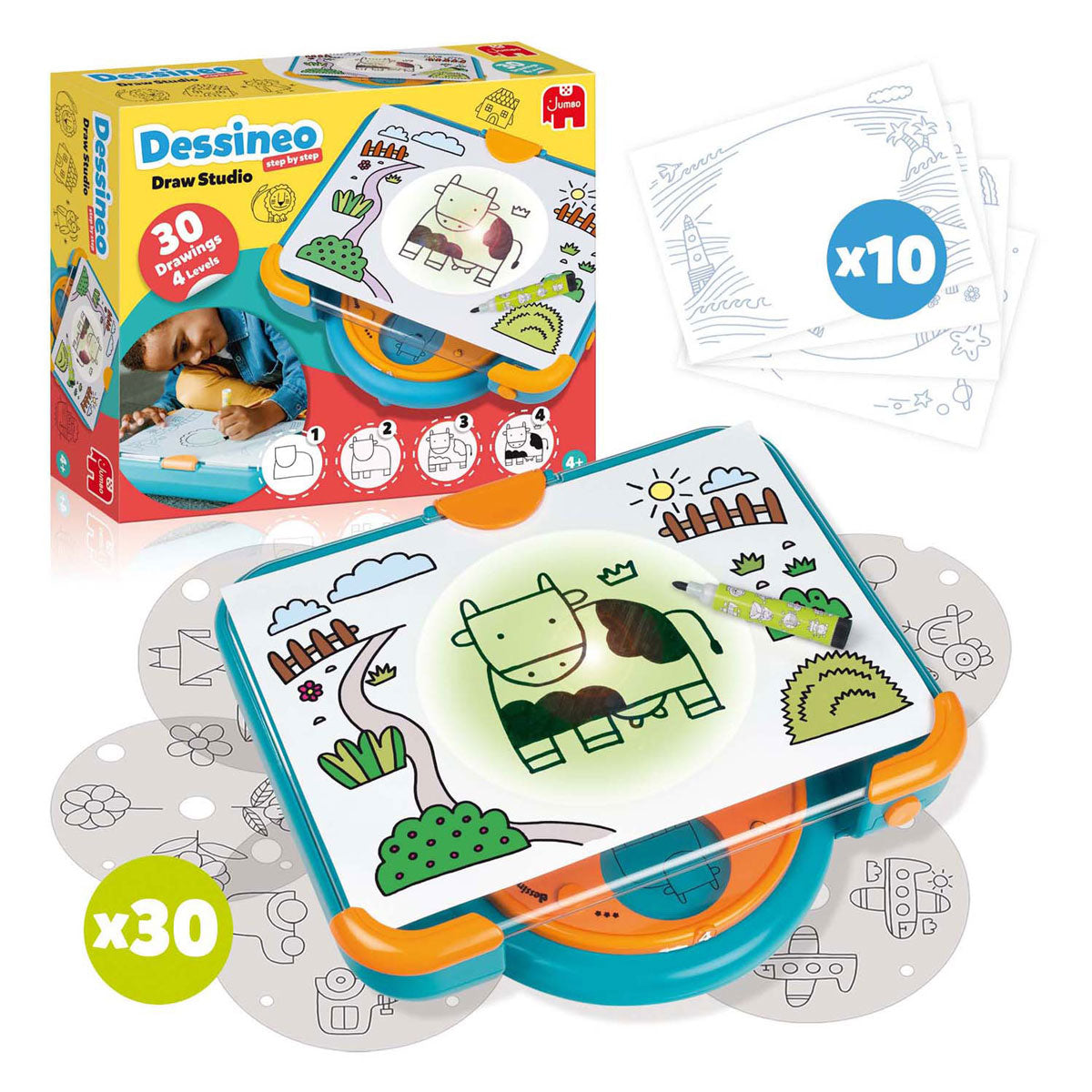 Jumbo - dessineo - leren tekenen - vanaf 4 jaar - hobbypakket