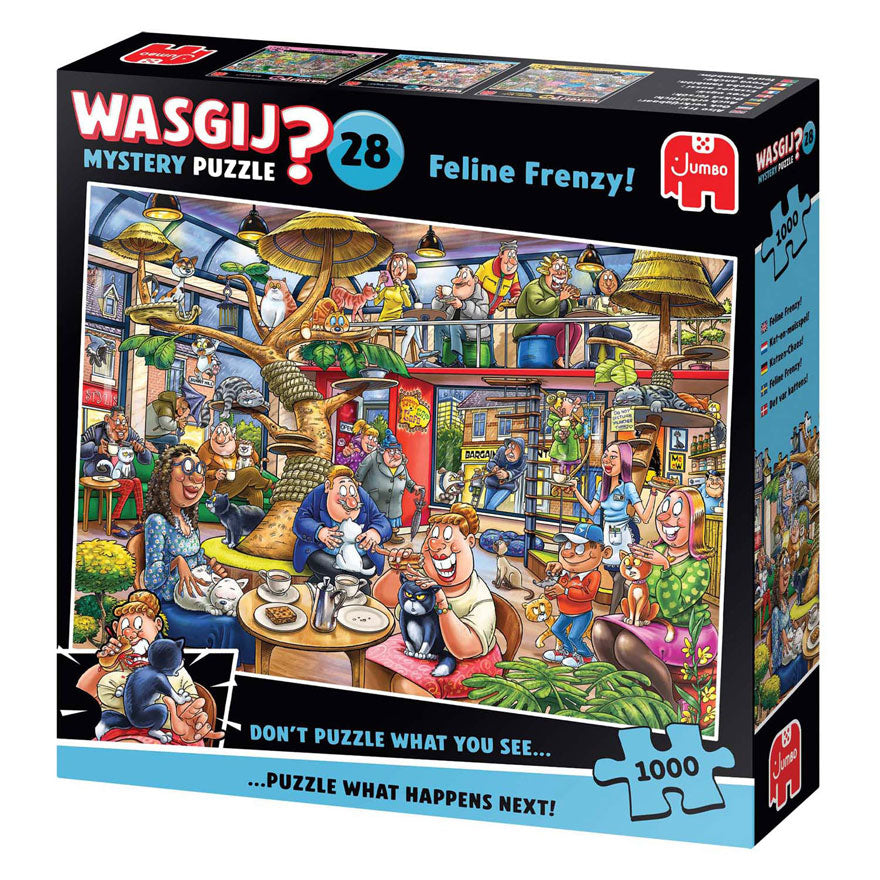 Jumbo wasgij mystery 28 - kat-en-muisspel, 1000st.