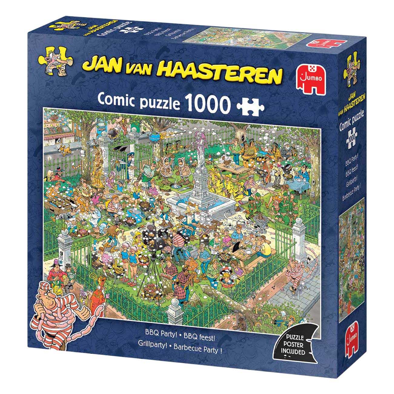 Jumbo puzzel jvh bbq party! 1000pcs