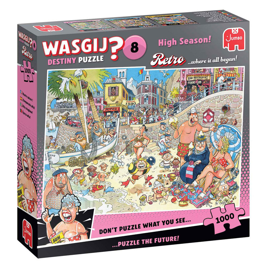 Jumbo wasgij retro destiny 8 legpuzzel - hoogseizoen!, 1000st.