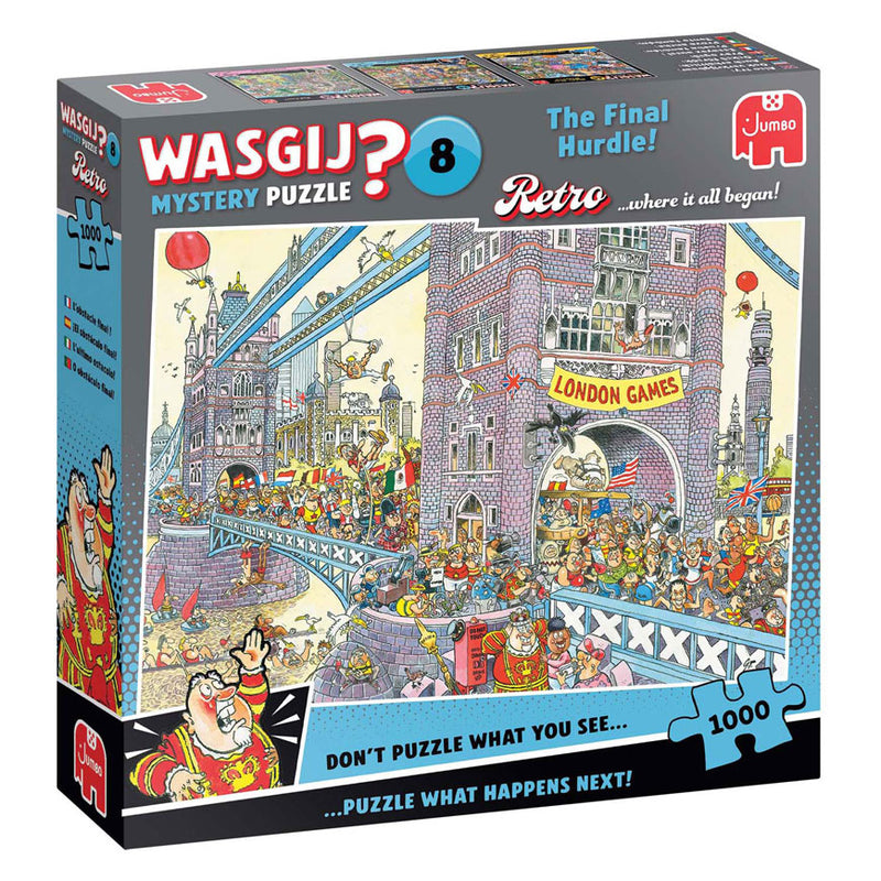 Jumbo wasgij retro mystery 8 legpuzzel - de laatste horde!, 1000st.