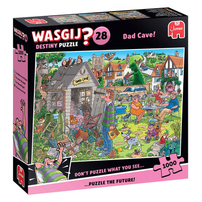Jumbo wasgij destiny 28 legpuzzel - de mancave van pa, 1000st.