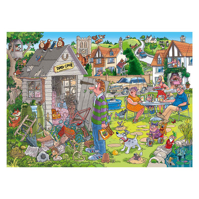 Jumbo wasgij destiny 28 legpuzzel - de mancave van pa, 1000st.