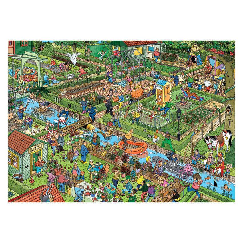 Jumbo jan van haasteren legpuzzel - volkstuintjes, 1000st.