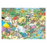 Jumbo puzzel 1000 st. jvh - kamperen in het bos