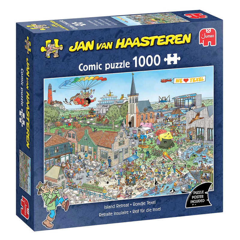 Jumbo jan van haasteren legpuzzel - rondje texel, 1000st.