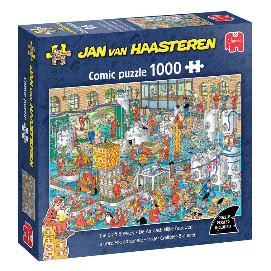Jumbo jan van haasteren legpuzzel - de ambachtelijke brouwerij, 1000st.