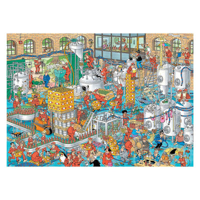 Jumbo jan van haasteren legpuzzel - de ambachtelijke brouwerij, 1000st.