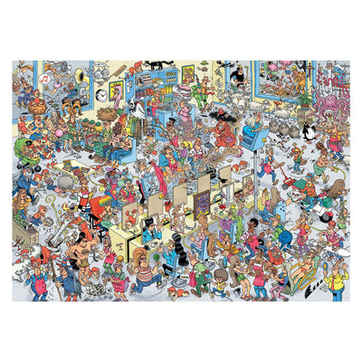 Jumbo jan van haasteren legpuzzel - bij de kapper, 1000st.