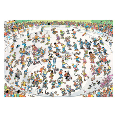 Jumbo jan van haasteren legpuzzel - skateboarden in de bowl - 1000st.