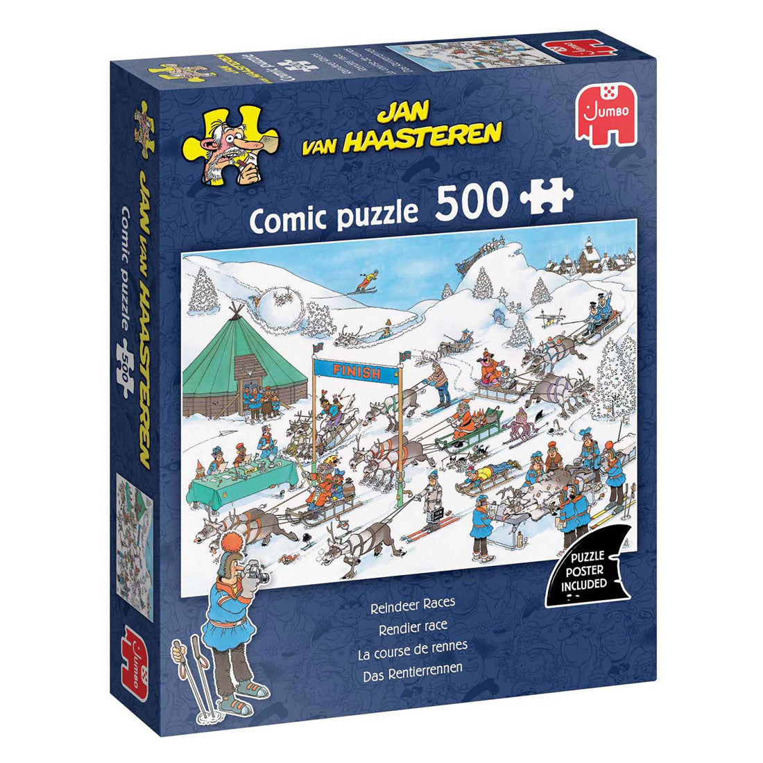Jumbo jan van haasteren legpuzzel - race, 500st.