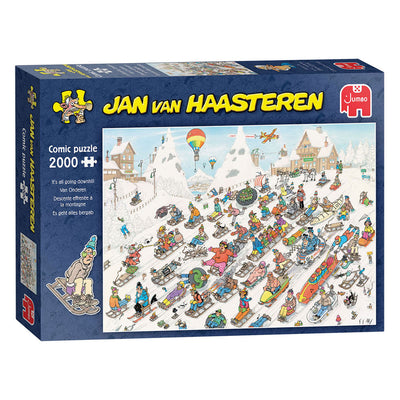 Jumbo jan van haasteren legpuzzel - van onderen! - 2000st.