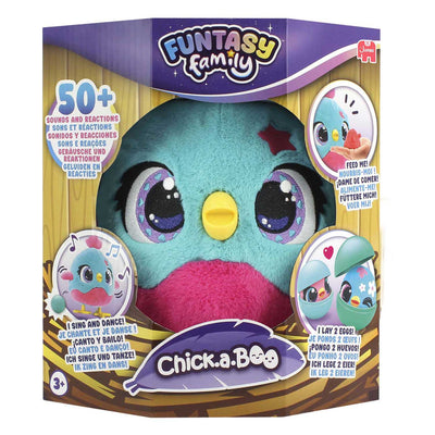 Funtasy family chick-a-boo - interactieve knuffel