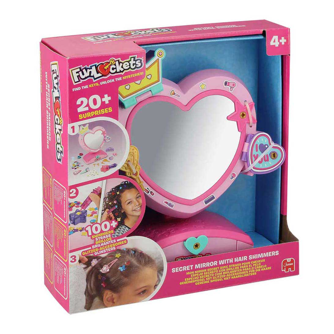 Jumbo funlockets geheime spiegel met haarglinsters