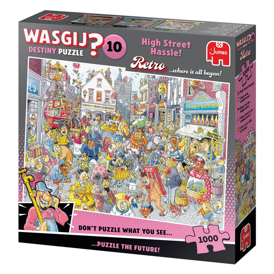 Jumbo wasgij retro destiny 10 - chaos in de winkelstraat! - 1000st.